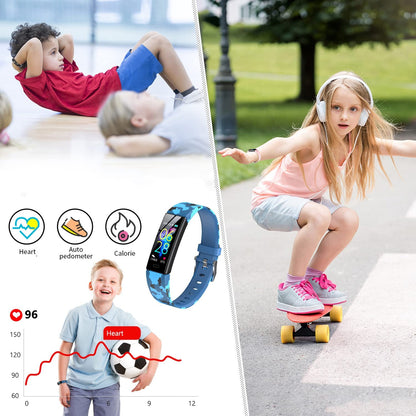 Ultimate Fitness Tracker Watch - Waterproof Smartwatch with 11 Sport Modes, Pedometer & Stopwatch for Ages 6-16