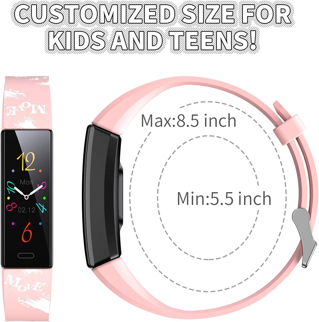 Ultimate Fitness Tracker Watch - Waterproof Smartwatch with 11 Sport Modes, Pedometer & Stopwatch for Ages 6-16