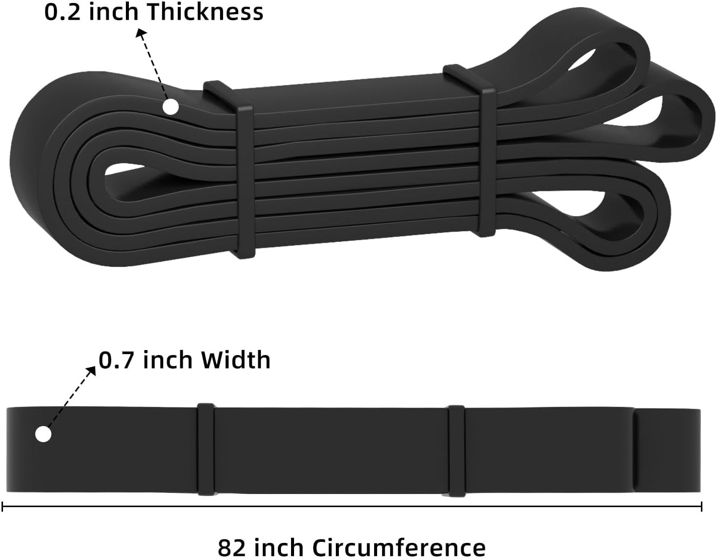 Resistance Bands, Pull up Bands, Pull up Assist Band Exercise Bands for Men & Women Working Out, Body Stretching, Physical Therapy, Muscle Training